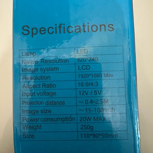 LED mini projector - Picture 4 of 9